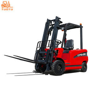 Montacargas Eléctrico Ecológico de 2 Toneladas a Precio de Fábrica con Cero Emisiones, Tracción en las 4 Ruedas y Larga Duración de Trabajo para Almacén - Product Image 4