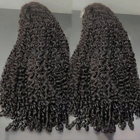 Perruque frontale complète HD en cheveux humains vierges indiens bruts bouclés, 13x4, en gros, à prix abordable, en vente