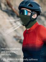 Masque cache-oreilles et cache-cou en tricot 100% polyester, masque de sport d'extérieur, écharpe quatre saisons coupe-vent.