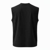 Camiseta sin mangas personalizada de 220g, 100% algodón, GODSPLAN, estilo Death Metal y Fantasy, corte holgado y extragrande, estilo streetwear.