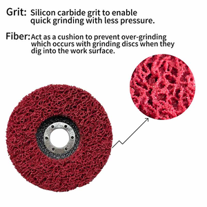 Disque à bande polyvalent <span class=keywords><strong>de</strong></span> 4, 4,5 et 5 pouces pour meuleuse d'angle - Disque <span class=keywords><strong>de</strong></span> décapage <span class=keywords><strong>de</strong></span> peinture pour bois, métal, rouille et décapage <span class=keywords><strong>de</strong></span> revêtements - Product Image 3