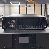 Haut-parleur compact linéaire à double aimant néodyme de 9 pouces Leopard Active Wooden 2000W pour événements et concerts en location