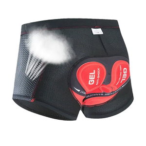 Pantaloncini e Slip da Ciclismo Traspiranti Unisex con Imbottitura in Gel Antiurto per <span class=keywords><strong>MTB</strong></span> e Bici da Strada, Taglie S-3XL, Materiale in Poliestere - Product Image 6