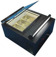 Kommerzielle Mini Tischplatte Eis Vitrine