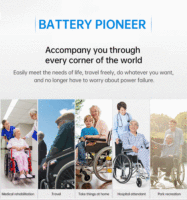 Batterie au lithium à semi-conducteurs 12V 24V 36V 48V 60V 72V 20Ah 40Ah 50Ah certifiée CE pour fauteuil roulant électrique, directement de l'usine