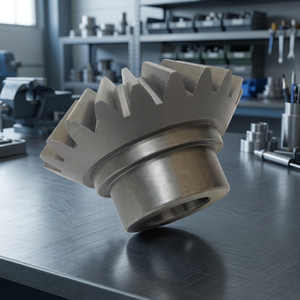 Custom Steel Bevel <b>Gears</b> Hobbed Ring <b>Gears</b> Helical Tooth Profile Longer Service Life Motor <b>Gear</b> Specialists Taiwan 1.5 Year - Product Image 3