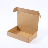 Boîte d'expédition en carton ondulé pour avion, logo personnalisé, couleur pleine, carton pliable