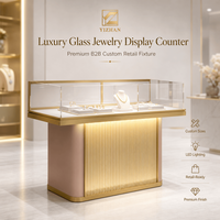 Offre Spéciale personnalisable Design intérieur bijoux vitrine meubles classiques à la mode pour centre commercial bijoux kiosques vitrines