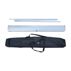Support de bannière déroulante portable de haute qualité 85x200cm avec pieds en acier personnalisés, imperméable, pour exposition en extérieur, publicité - Product Image 6