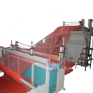 Tienda de campaña Nuevo diseño PE Geonet Máquina Advertencia Malla Rejilla Valla Red Línea de extrusión Malla protectora Máquina de fabricación de redes para película de alambre - Product Image 1