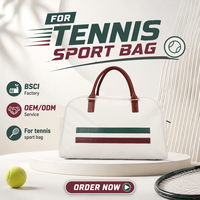 Sacs de voyage de sport en cuir microfibre pour accessoires de pickleball et de padel