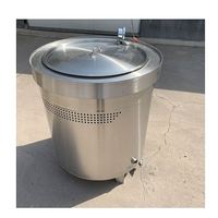 Industrielle Großkochmaschine für Milch, Mais, Reis und Hühnchen, Großer Kommerzieller Biryani-Kochtopf