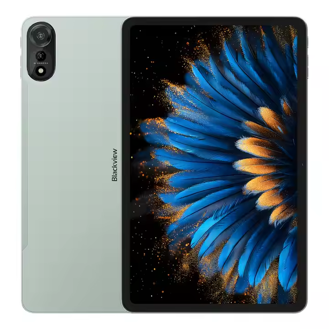 Blackview MEGA 2 12 Inch FHD+ IPS Display Tablet 9000mAh Battery 12GB/256GB Android 15 Octa Core Widevine L1 AI Main Camera PC