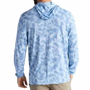 Sudadera con capucha de pesca ligera y cómoda para hombre, característica impermeable de impresión digital hecha de poliéster, precios económicos al por mayor - Product Image 5