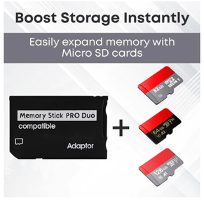 Adaptador de Tarjeta TF a MS <span class=keywords><strong>Memory</strong></span> <span class=keywords><strong>Stick</strong></span> <span class=keywords><strong>Pro</strong></span> Duo, Lector de Tarjetas para PSP, Convertidor de Tarjetas SD para <span class=keywords><strong>Sony</strong></span> PSP1000 2000 3000, Accesorios para Juegos - Product Image 2