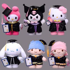 Juguete de Plástico para Perro de 35 cm con Diseño de Kuromi y My Melody, Vestido de Licenciatura, Decoraciones de Graduación, Regalos en Caja - Product Image 2
