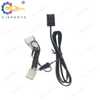Câble vidéo de dégagement de frein à main de voiture adaptateur 5Pin avec câble de faisceau de câblage de clé de commutateur pour Toyotas Lexus Navigation