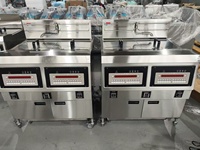 KFC Restaurant Automatische Friteuse met Filter Henny Penny Open Druk Kippenfriteuse Gas Druk Fritesmachine