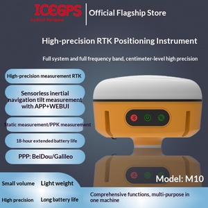 Instrumen Survei Glacier Cube RTK Frekuensi Penuh BDS/GALILEO Pengukuran Titik Miring Pengaturan Titik Survei M10 - Product Image 5