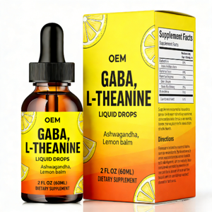 Suplemento <span class=keywords><strong>de</strong></span> L-Teanina en <span class=keywords><strong>Gotas</strong></span> Líquidas para Adultos con GABA, Magnesio y Ashwagandha, Apoyo para el Sueño, la Concentración y la Relajación, Vegano - Product Image 2