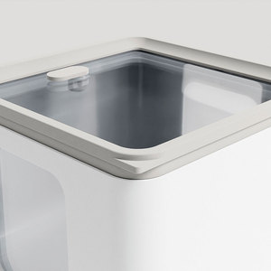 ภาชนะเก็บอาหารทำจากแก้วทนความร้อนสูงเป็นมิตรกับสิ่งแวดล้อมชุด3ตารางภาชนะเก็บอาหารแบบสุญญากาศสำหรับห้องครัว - Product Image 4