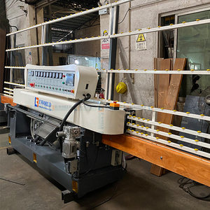 Machine à bordurer le verre Eworld à 9 moteurs, vitesse 0,7-7 m/min, épaisseur 3-25 mm, 19750W, 380V/220V, utilisation facile, garantie 1 an - Product Image 4