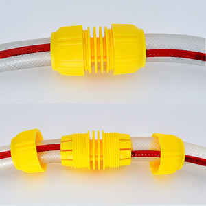 Conector de Manguera de PVC Amarillo Guoma Ruixiang 74x40mm, Adaptador de Reparación de Tuberías de Agua de Conexión Rápida - Product Image 1