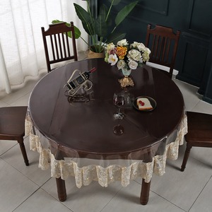 Dailu - <span class=keywords><strong>Mantel</strong></span> <span class=keywords><strong>de</strong></span> PVC Transparente Personalizable al por Mayor, con Diseño Floral, Impermeable, Resistente al Aceite, Lavable, para Fiestas, Hogar, Cafetería - Product Image 2