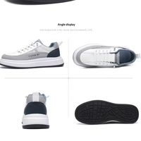 Sepatu Sneakers Olahraga Ringan Musim Panas Pria, Bahan Mesh Bernapas, Model Tali, Tersedia Dropshipping, Ukuran Besar, Serbaguna