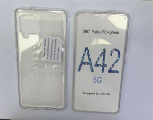 Coque de téléphone en TPU cristal Transparent pour Samsung Galaxy A13 4G A04S A72 5G A52 A42 <span class=keywords><strong>A32</strong></span> A02S <span class=keywords><strong>2</strong></span> en 1 360 Double face couverture complète - Product Image 3