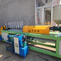 Nouvelle extrudeuse de profilés plastiques haute efficacité à vis simple avec moteur PLC pour filets de protection de légumes et fruits en PE/LDPE