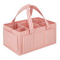 Sac de rangement pour couches en tissu de coton, imperméable, tendance, grand format, multifonctionnel, portable, pour bébé, pour les voyages