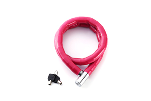 <span class=keywords><strong>Accesorios</strong></span> <span class=keywords><strong>para</strong></span> Bicicletas y Motocicletas, Candado de Seguridad con Cabeza de Hierro, Resistente al Agua y <span class=keywords><strong>Antirrobo</strong></span>, con Tubo de Cuero Colorido - Product Image 6