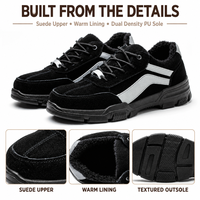 Chaussures de sécurité électriques personnalisées avec embout en plastique et semelle anti-perforation, rapport de test 10 kV disponible