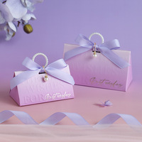 Pochettes à bonbons de mariage en papier couché faites à la main YZ, emballage cadeau de luxe écologique