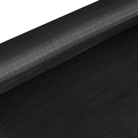 Tissu en fibre de carbone 6K 300g, tissage uni, tissage sergé, résistant au feu