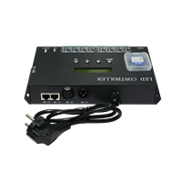 Controlador de Píxeles LED H807SA de 8 Puertos Artnet DMX a SPI, Compatible con Tarjeta SD, Consola DMX512, Iluminación de Escenario LED, Pista de Baile, Tira de Luces LED