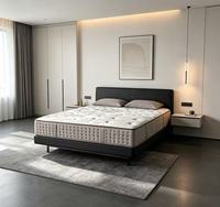 Matelas de lit d'hôtel hybride de 12 pouces, confortable, taille King, Queen, Double, Simple, Euro Top, ressorts ensachés, mousse à mémoire de forme en gel
