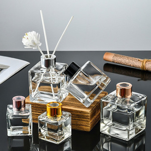 Aroma <strong>Reed</strong> <strong>Diffuser</strong> <strong>Bottle</strong> 50ml 100ml 150ml 200ml 300ml 500ml Rubber Stopper Square Glass Design Custom Logo - Product Image 6