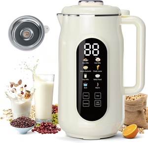 Machine automatique électrique pour la préparation de lait de soja, soupes chaudes, et boissons végétales (noix, amandes) – Mixeur chauffant pour lait de soja - Product Image 1