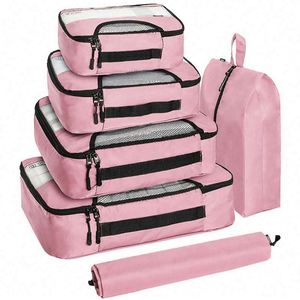 Muestra gratuita de los imprescindibles para viajes: Cubos organizadores de ropa (6 unidades) para equipaje de mano. - Product Image 3