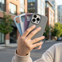 Étui de téléphone en silicone imperméable pour iPhone et Samsung, coque antichoc souple, antidérapante, protection intégrale