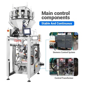 Machine d'emballage automatique de sacs d'emballage de haute précision pour l'emballage de sachets en aluminium/film de chips croustillantes pour aliments feuilletés frites - Product Image 4