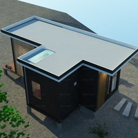 Courts rasoir modulaire en bois Style Loft, cabane avec toit préfabriquées pour vacances en suisse