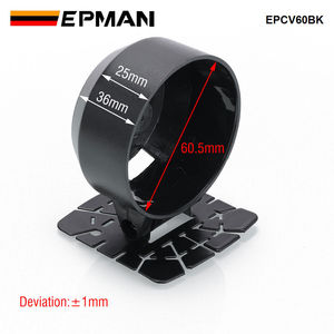 EPMAN 60mm Auto Meter Pod Gauge Holder Cover Negro para BMW <span class=keywords><strong>E30</strong></span> M20 325 325i 6cy 1988-1993 EPCV60BK - Product Image 2