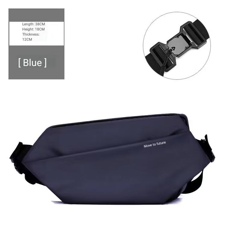 Magnetic buckle blue