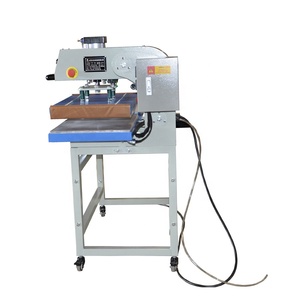 Gaoshang 50x60cm Double Fond Chauffant Plateau Broderie Patch Melt Fusion à <span class=keywords><strong>Chaud</strong></span> <span class=keywords><strong>Textile</strong></span> Surface Pneumatique Semi-Automatique Presse à <span class=keywords><strong>Chaud</strong></span> - Product Image 4