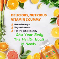 OEM/ODM/OBM Marque privée Gommes à la vitamine C pour enfants Offres Spéciales gommes à la vitamine C 1000mg pour un système immunitaire sain