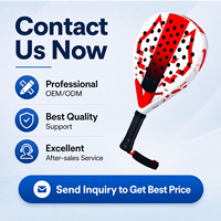 Raquette de padel en fibre de carbone, raquette de padel de haute qualité, raquette de padel professionnelle 3k, raquette de padel 3k dure noire Eva