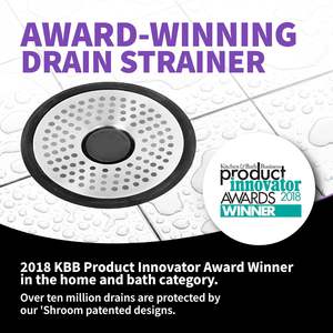 Shower Shroom SHSULT755 Ultra, Protector de Drenaje para <span class=keywords><strong>Ducha</strong></span>, Antiobstrucciones, Garantía de 60 Días, Acero Inoxidable - Product Image 5